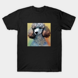 Poodle - Watercolor Art Style T-Shirt